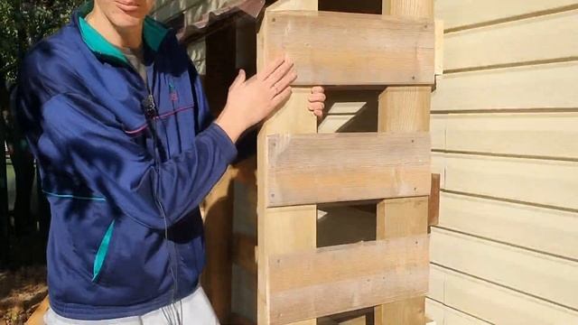 Простой дровник на даче своими руками смотреть онлайн