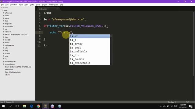 Learn How to Validate email using PHP filters Learn Basic l Advance PHP- смотреть онлайн