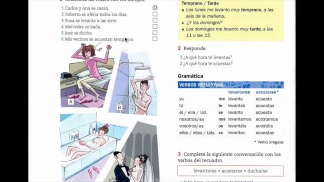 Уроки испанского № 3.1. Испанский язык на ходу. Уровень А1А2. Возвратные глаголы. Аудирование. смотреть онлайн