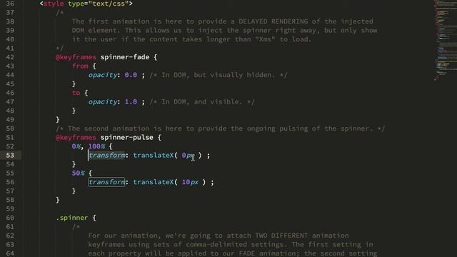 Applying Multiple Animation Keyframes To A Loading Indicator In CSS смотреть онлайн