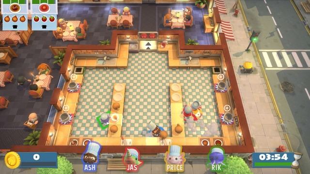 Overcooked: All You Can Eat - #2 - BURGER TRUCKS!!! (4-Player Gameplay) смотреть онлайн