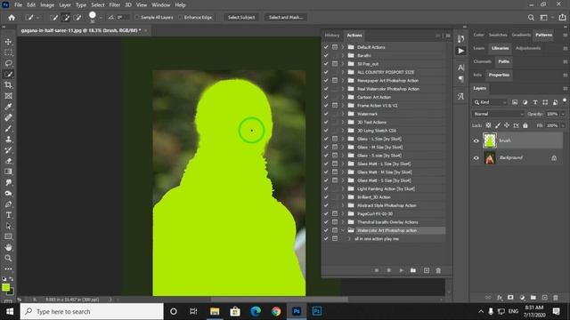 Watercolor Art Photoshop Action смотреть онлайн