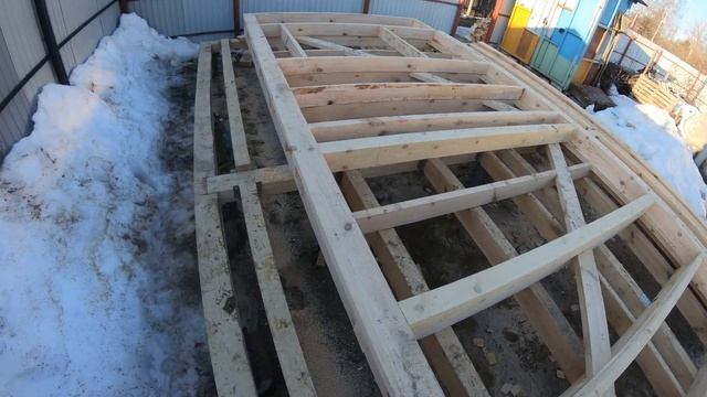 Монтаж каркасной дачи (часть 1) смотреть онлайн