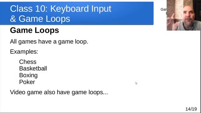 ETGG1801 - Class 10 - Keyboard Input and Game Loops смотреть онлайн