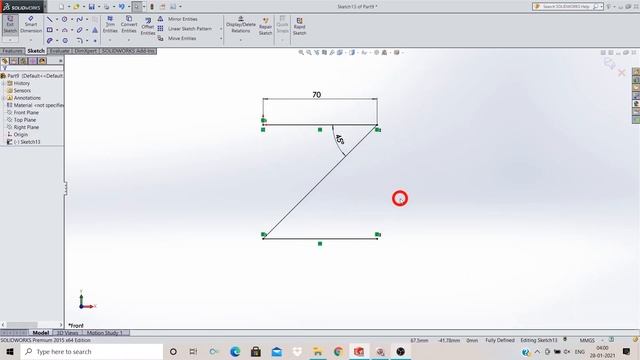 How To Constrain, Add Relations To A sketch in Solidworks in Hindi | SMA | Lec 02 | By Ajit K. смотреть онлайн