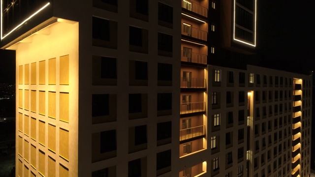 Архитекрутно-художественная подсветка в жилом комплексе "Квартет"! смотреть онлайн