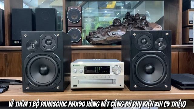 Về thêm 1 bộ Panasonic PMX90 hàng nét căng đủ phụ kiện zin (9 triệu) смотреть онлайн
