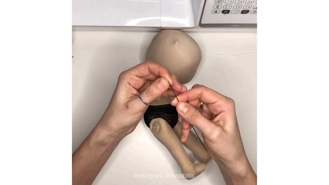 Как пришить голову кукле, чтобы голова поворачивалась смотреть онлайн