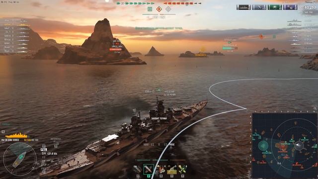 ДЕНЬ ПОБЕДЫ И ЗАРЯ СВОБОДЫ ⚓ #ПОЛУНДРА World of Warships смотреть онлайн