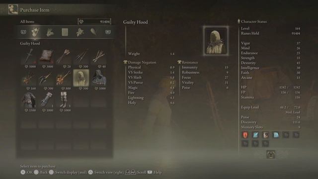 ELDEN RING Mt. Gelmir Nomadic Merchant buying Guilty Hood & Confessor Armor Set смотреть онлайн