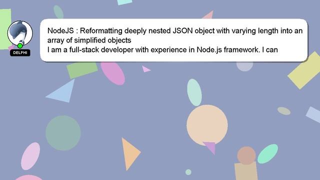NodeJS : Reformatting deeply nested JSON object with varying length into an array of simplified obj смотреть онлайн