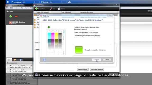 Fiery System 10 Calibrator integrated with Fiery Color Profiler Suite смотреть онлайн