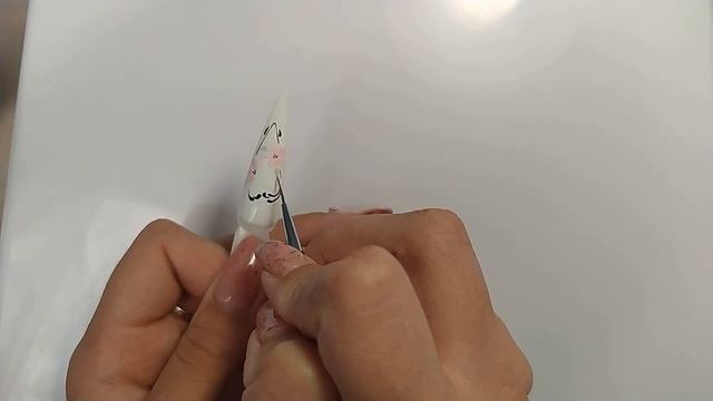 Как рисовать рисунки гель лаком на ногтях / how to draw drawings with gel polish on nails смотреть онлайн