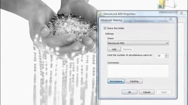 Установка основных компонентов DeviceLock  DLP