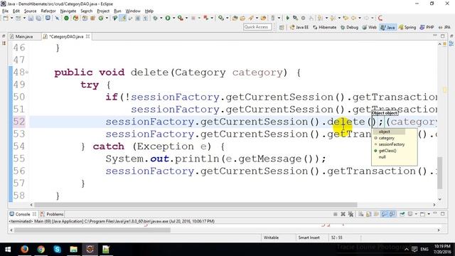 CRUD in Hibernate смотреть онлайн