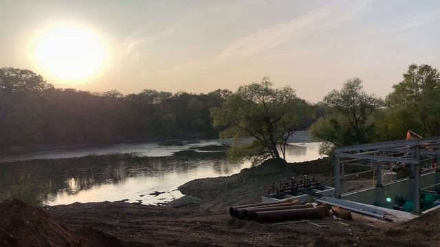 Строительство насосной станции первого подъёма с водозабором рыбозащитным сооружением MELIORATOR.OR смотреть онлайн