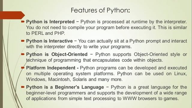 Introduction and Syntax of Python Program (Part - I) смотреть онлайн