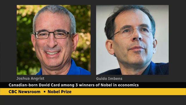 Canadian-born David Card among 3 winners of Nobel in economics смотреть онлайн