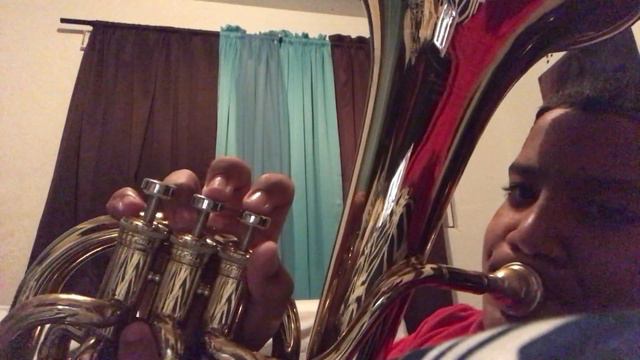 How to play “let’s go” and “Vise Versa” on baritone/euphonium смотреть онлайн