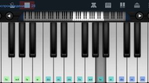 Полонез Огинского Perfect Piano на пианино одним пальцем