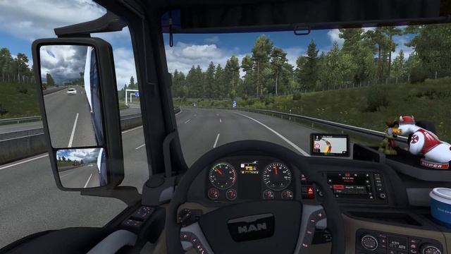 Euro Truck Simulator 2 | ETS2 1.44 | MAN TGX Euro 6 | Hanover (D) to Strasbourg (F) смотреть онлайн
