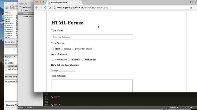 11 - Learn HTML/CSS - How to embed google map onto contact us page смотреть онлайн
