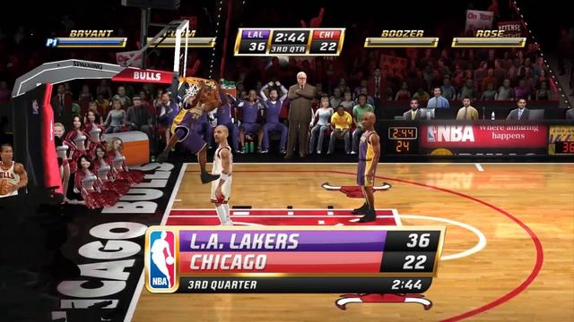 NBA Jam PS3 Gameplay - Kobe Bryant scores 43 points - Game Highlights - This was a GREAT Jam game смотреть онлайн