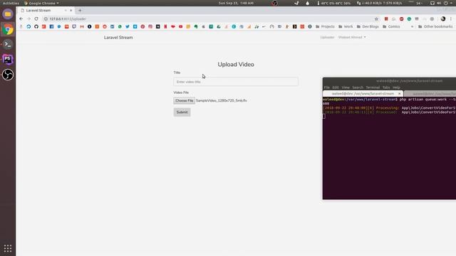 Transcoding Videos using FFmpeg and Laravel Queues смотреть онлайн