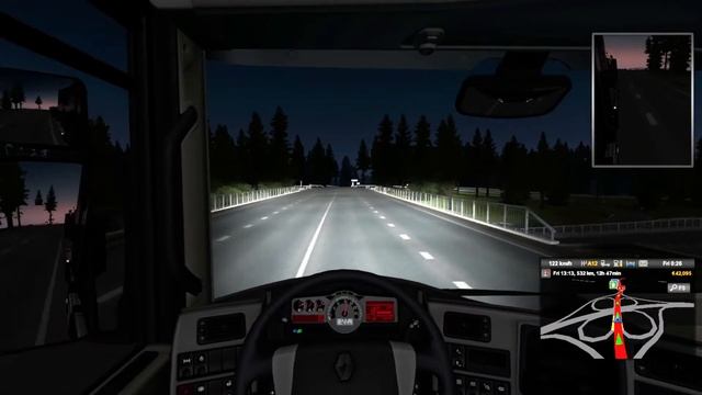 Renault Magnum with Tractors deliver to Stockholm |Euro Truck Simulator 2| Steering Wheel Gameplay смотреть онлайн