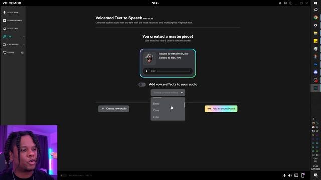 New Text To Speech option in Voicemod (AI TTS Voices) смотреть онлайн