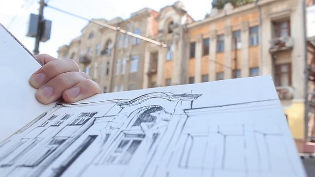 Городской скетчинг promo смотреть онлайн