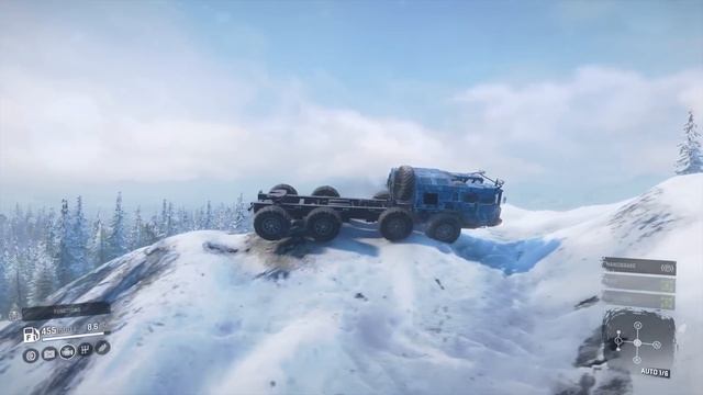 SnowRunner Zikz 612H Gameplay And Review Mastodon DLC New Truck смотреть онлайн