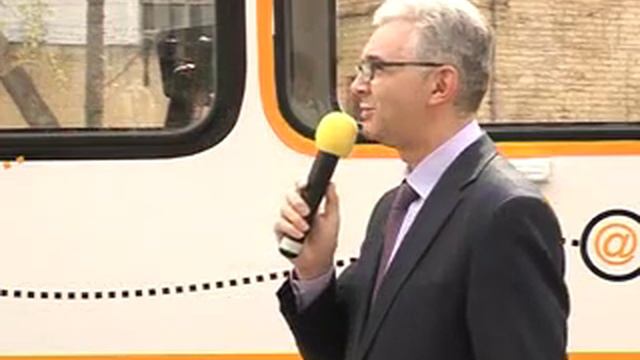 Запуск первого трамвая с бесплатным wi fi смотреть онлайн