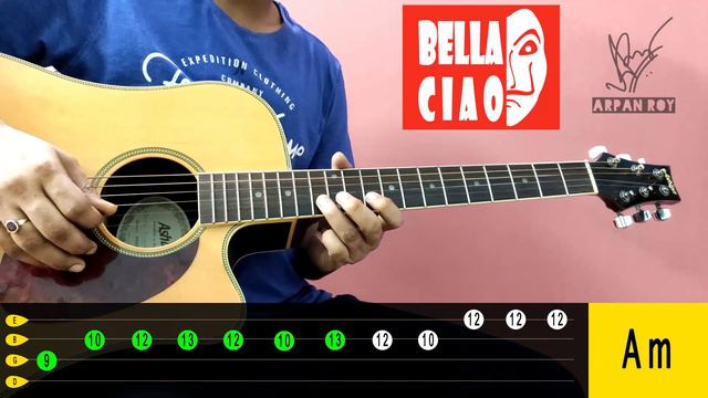 Bella Ciao Easy Guitar Tutorial | TABS & Chords | Money Heist | 2020 смотреть онлайн
