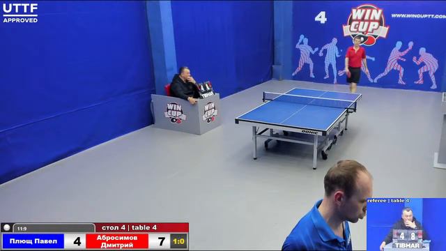 14:30 Плющ Павел 3-0 Абросимов Дмитрий стол 4 Юг-3 17.04.21 смотреть онлайн