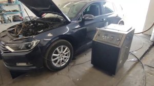 VW Passat B8 2.0 TDI пробіг 300 тис Чистка DPF EGR та інше апаратом без демонтажу з автомобіля