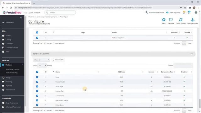 PrestaShop - Advanced Sales Reports (Excel, CSV, HTML, PDF, Email, FTP) module смотреть онлайн