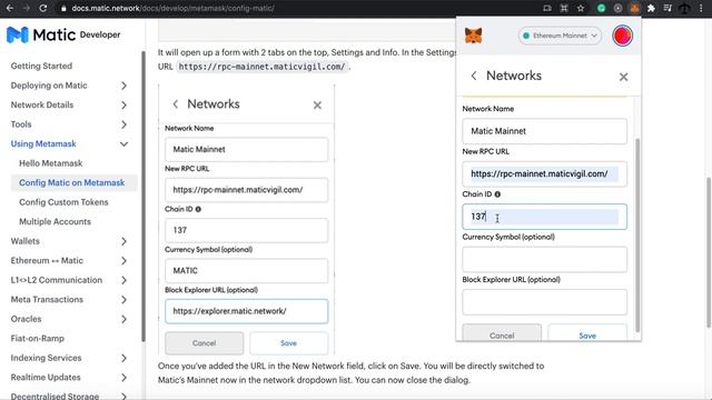 How to configure Polygon/Matic network RPC on Metamask смотреть онлайн