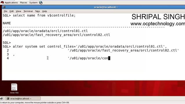Oracle Tutorial - How to multiplex/mirror a controlfile of an Oracle database смотреть онлайн