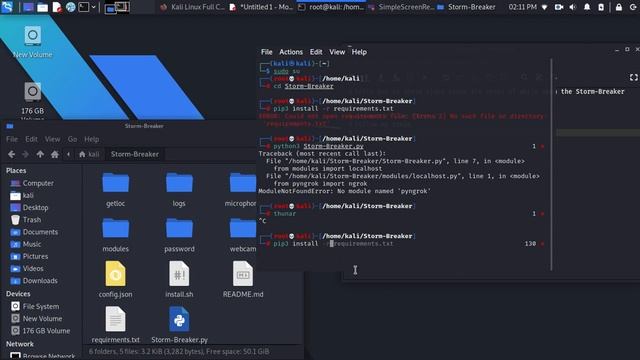 How to fix Storm-Breaker error Traceback.Pip command error смотреть онлайн