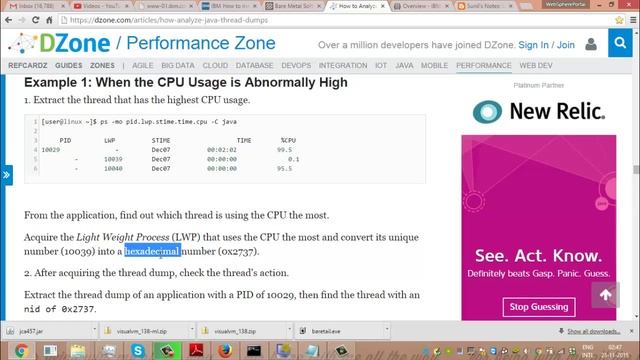 Analyzing HeapDump and Javacore files in WebSphere смотреть онлайн