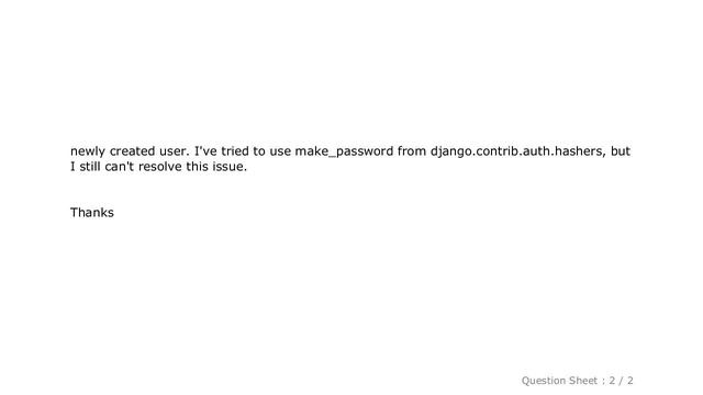Django : How to Hash Django user password in Django Rest Framework? смотреть онлайн