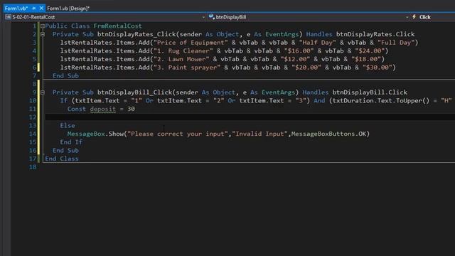 Introduction To Programming Using Visual Basic - Rental Cost смотреть онлайн
