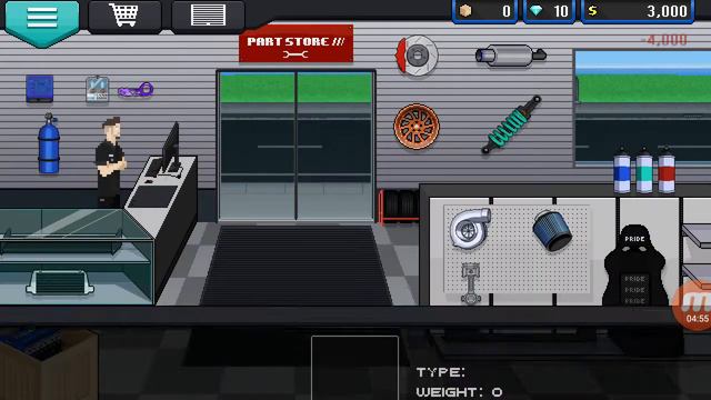 Pixel car. Начало, гоняемся, купили первую машину , немного тюнинга )!!!! смотреть онлайн