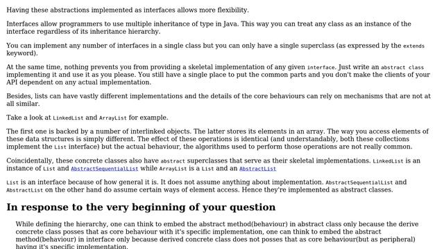 Software Engineering: Why 'List＜E＞' is an 'interface' but not 'abstract class'? (4 Solutions!!) смотреть онлайн