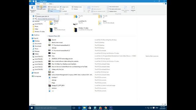 ✔️ Windows 10 - File Explorer View Options - File Viewing Options - Windows Explorer Options смотреть онлайн