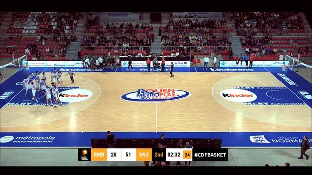 ROUEN ? NANTERRE 92 | 32e de finale de #CDFbasket смотреть онлайн