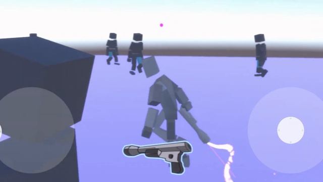 "day of the looter" (ragdoll based android game) -interface and weapons - made with unity смотреть онлайн