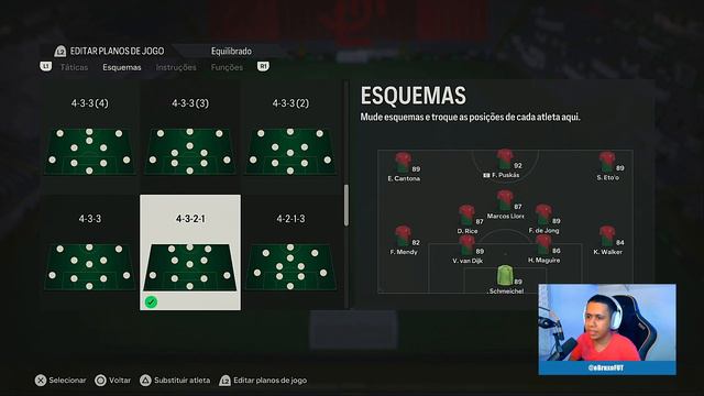 TÁTICA PRA RANK 1 | 4321 ATUALIZADA PÓS ATUALIZAÇÃO | EAFC 24 ULTIMATE TEAM смотреть онлайн