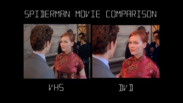 Spider-Man VHS vs DVD Image Quality Comparison (PAL) смотреть онлайн